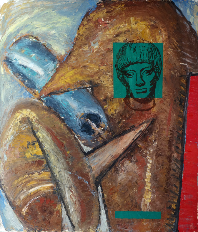 Griechischer Kopf - Hannes Scheucher